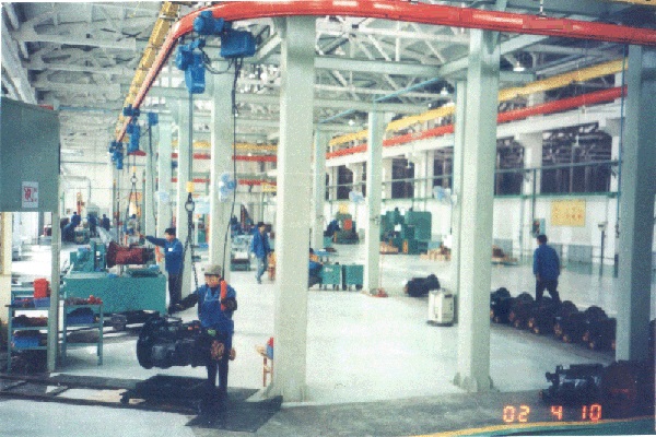 汽车变速器单轨环形输送线